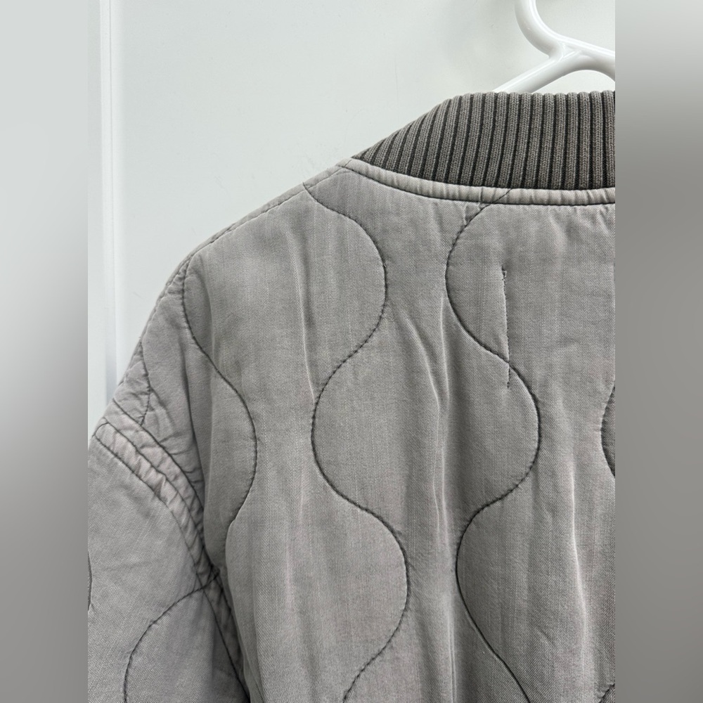 Mango Quilted Bomber Jacket - Picture 11 of 16